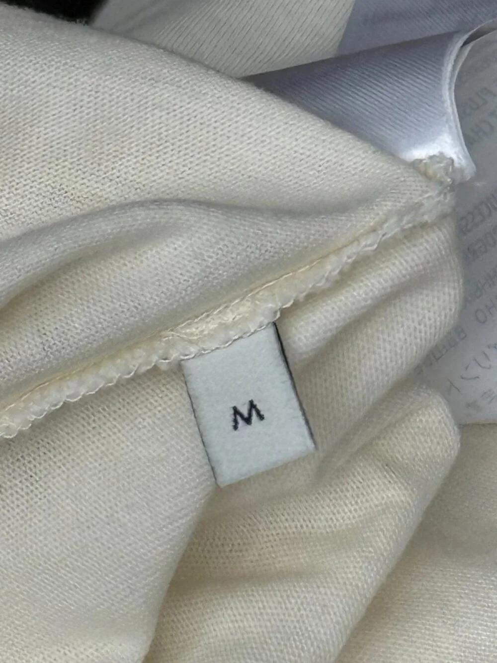 Gucci White & Black Interlocking GG Logo T-Shirt